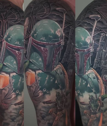 Tattoos - Walt Watts Bobe Fett - 143244